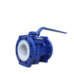Robinet à tournant conique revêtu avec levier FluoroSeal rv